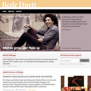 Rede-Duett Webseite